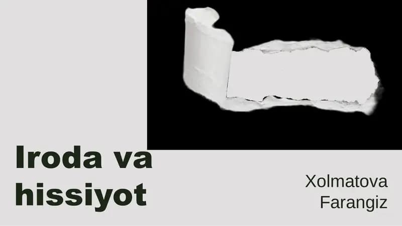 Iroda va hissiyot