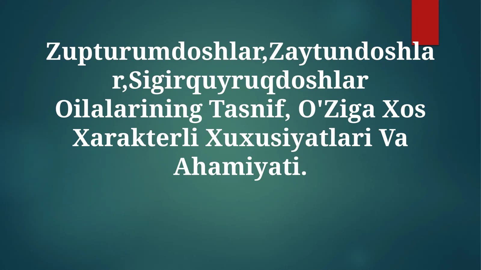 Zaytundoshlar Oilasi