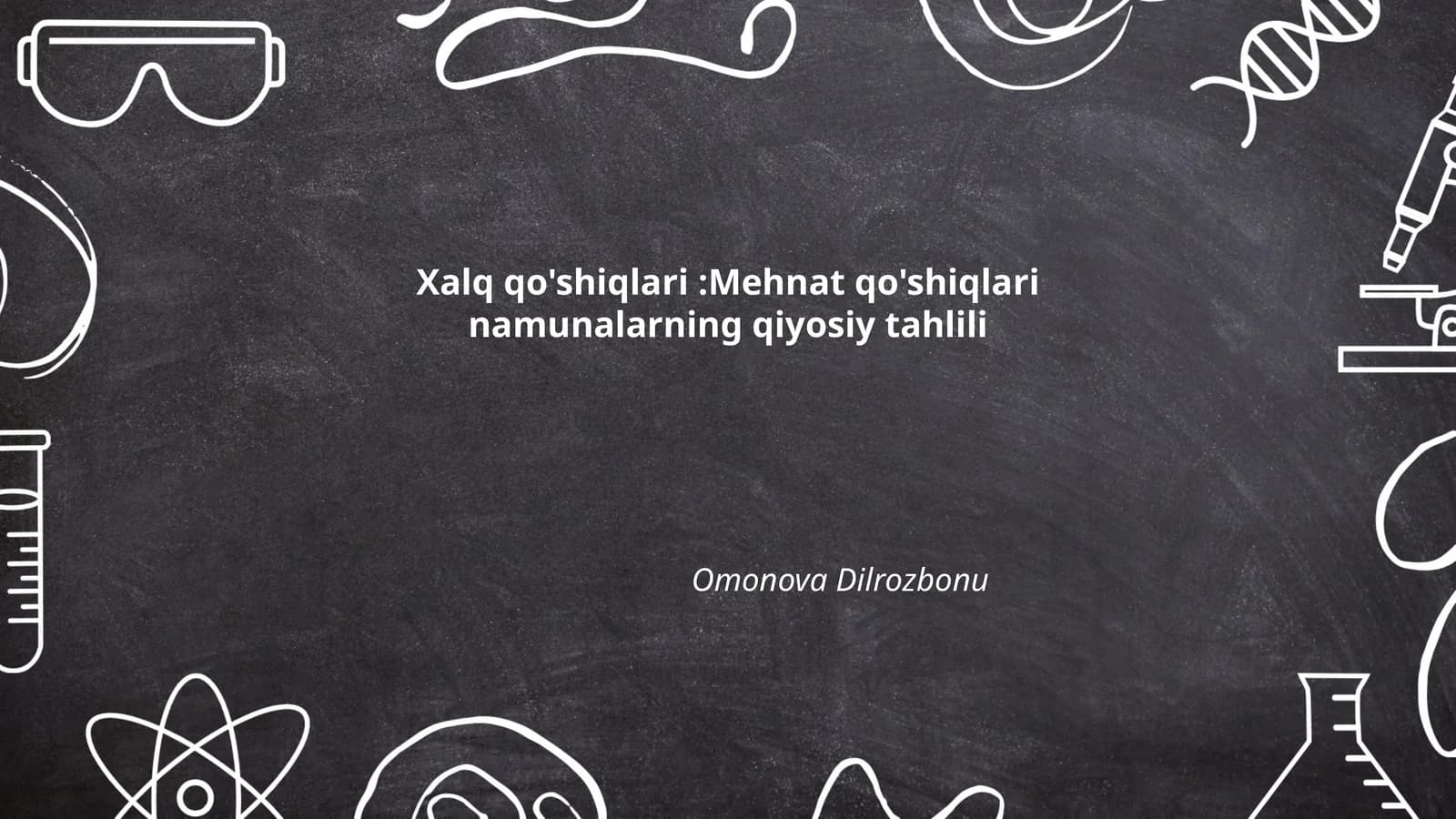 Mehnat qo'shiqlari: mavzu va mazmunining qiyosiy tahlili