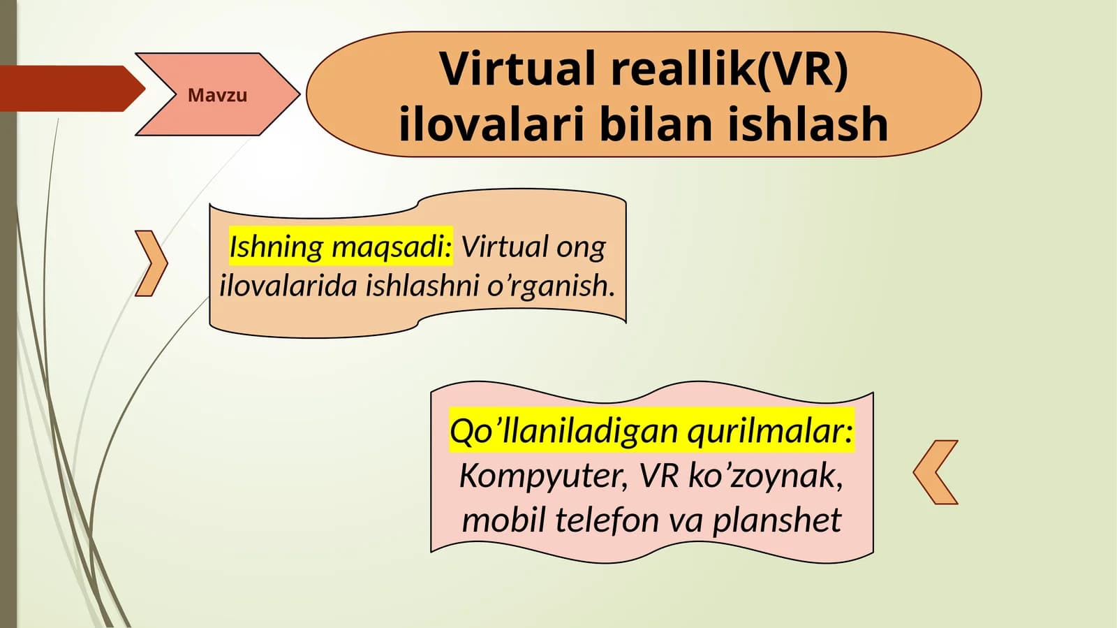 Virtualreallik(VR)ilovalaribilanishlash