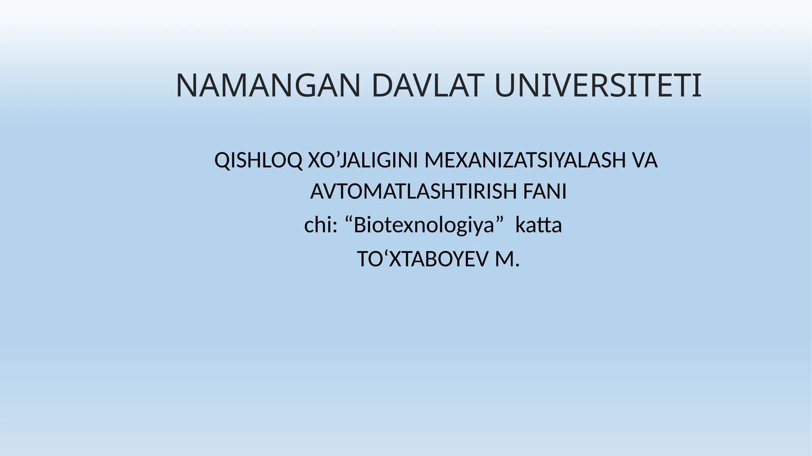 Paxtahosiliniteribolishdaqo’llaniladiganmashinalar