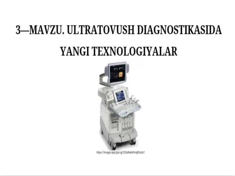 Ultratovush to’Iqinlari va ularning xususiyatlari