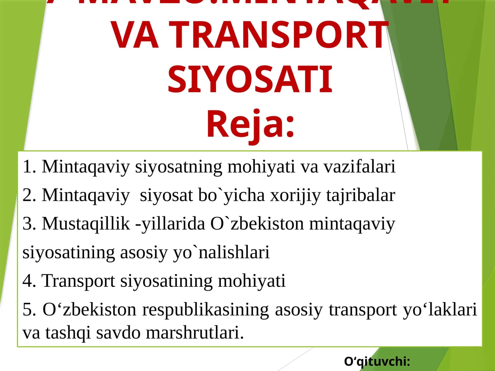 Mintaqaviy Transportsiyosati