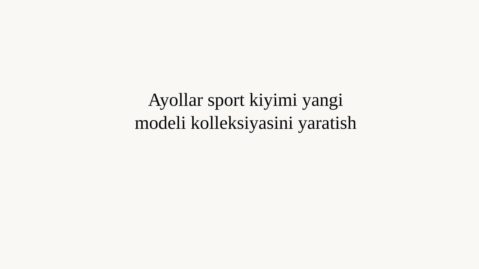 Ayollar sport kiyimi yangi modeli kolleksiyasi