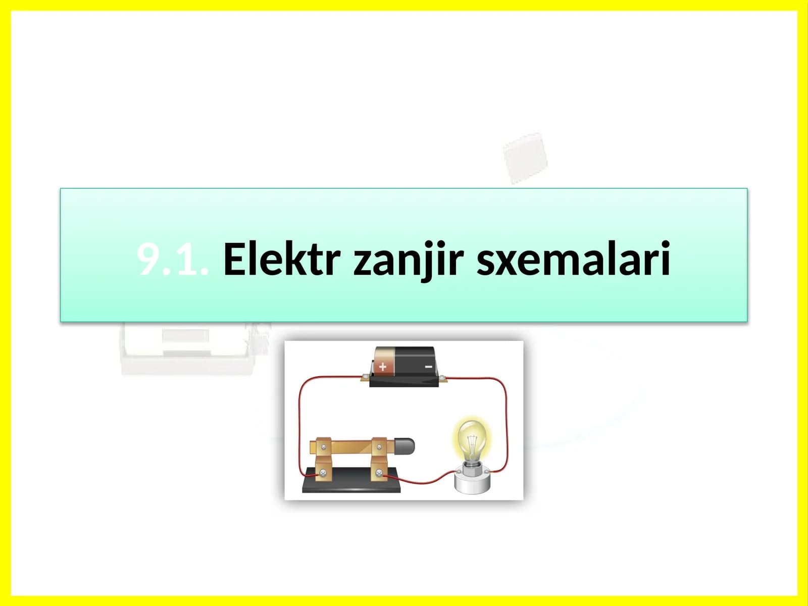 Elektr zanjir sxemalari