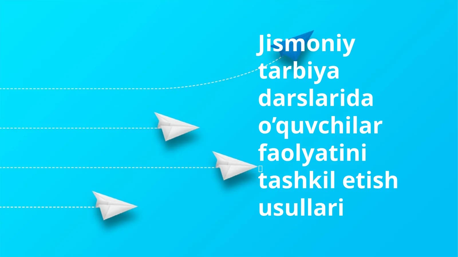Jismoniy tarbiya darslarida o’quvchilar faolyatini tashkil etish usullari