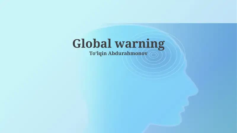 Global Warning
