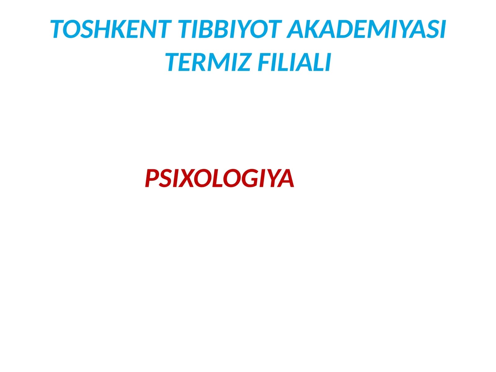 Tibbiyot xodimlarida emotsional holatlarning o‘zigaxosligi; stress va uning bosqichlari, bartaraf etish yo‘llari. Oilada bola tarbiyasi toifalari va vazifalari