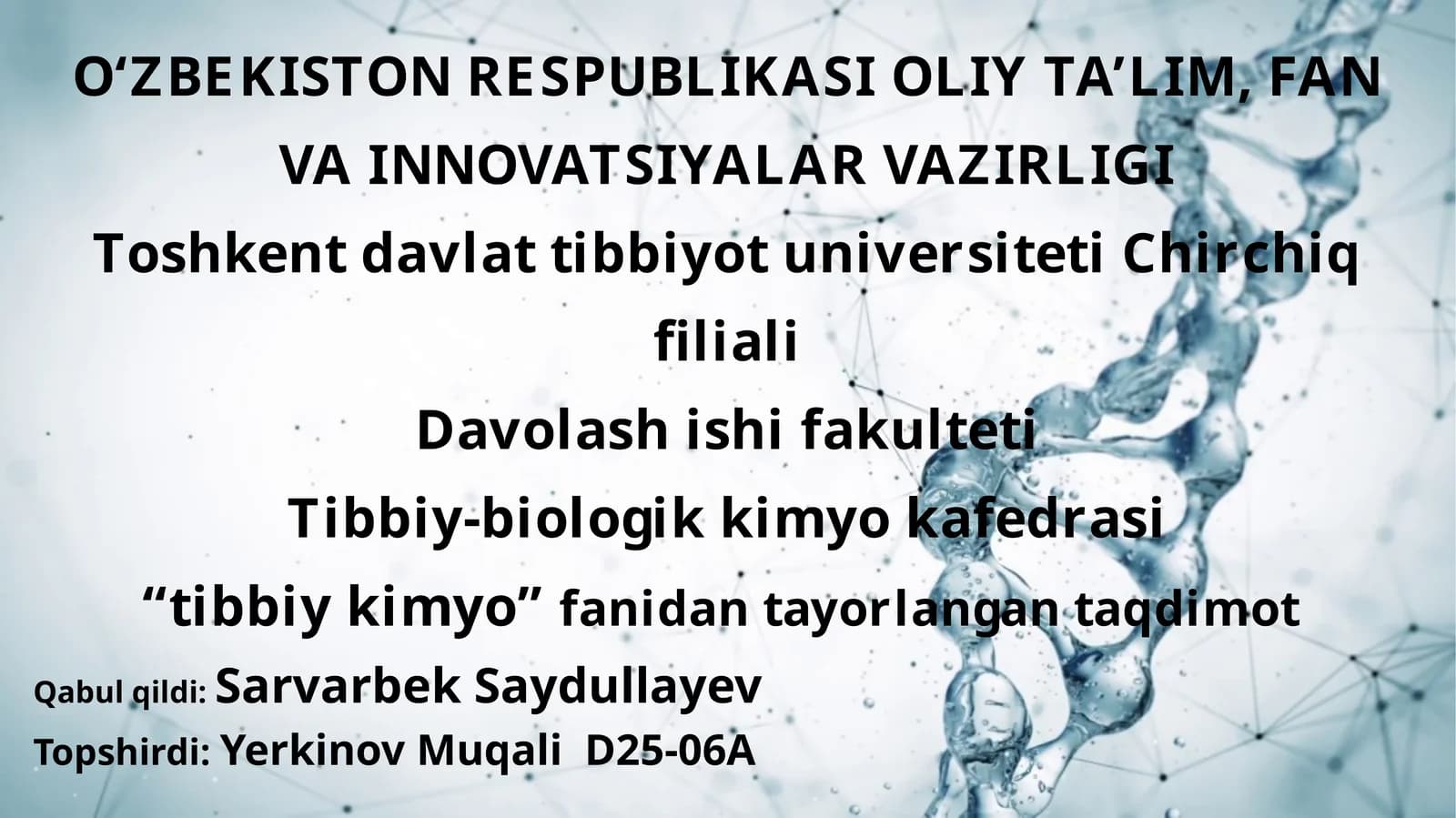 Sirt xodisalar. Adsorbsiya. Xromatografiya