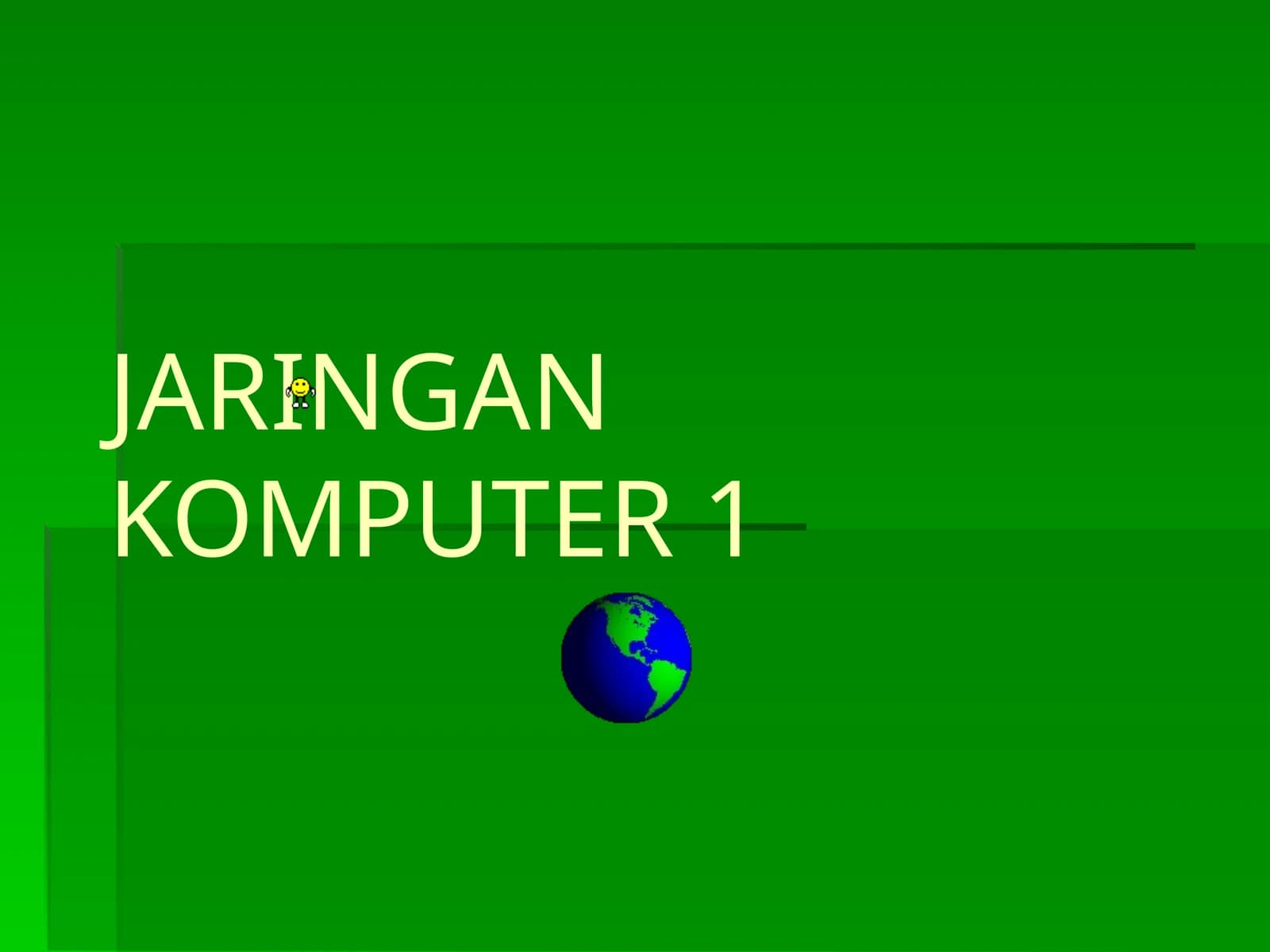 JARINGAN KOMPUTER 1
