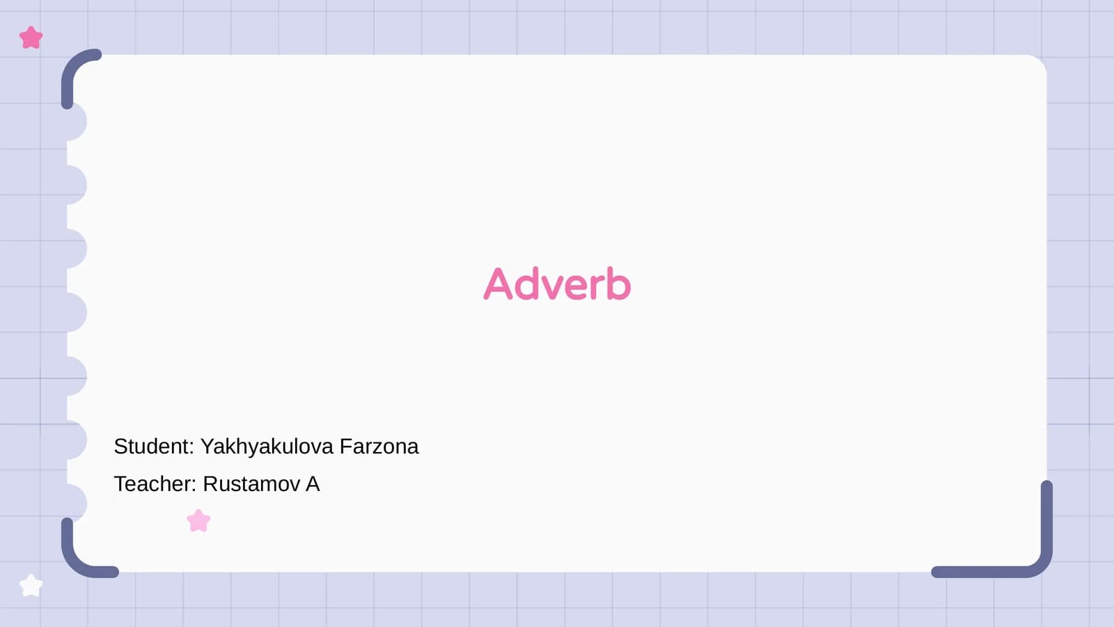Adverb