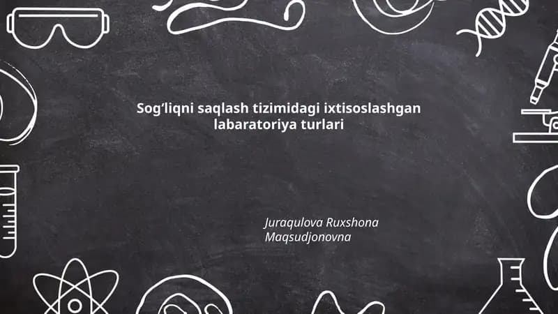 Klinik biokimyo laboratoriyasi