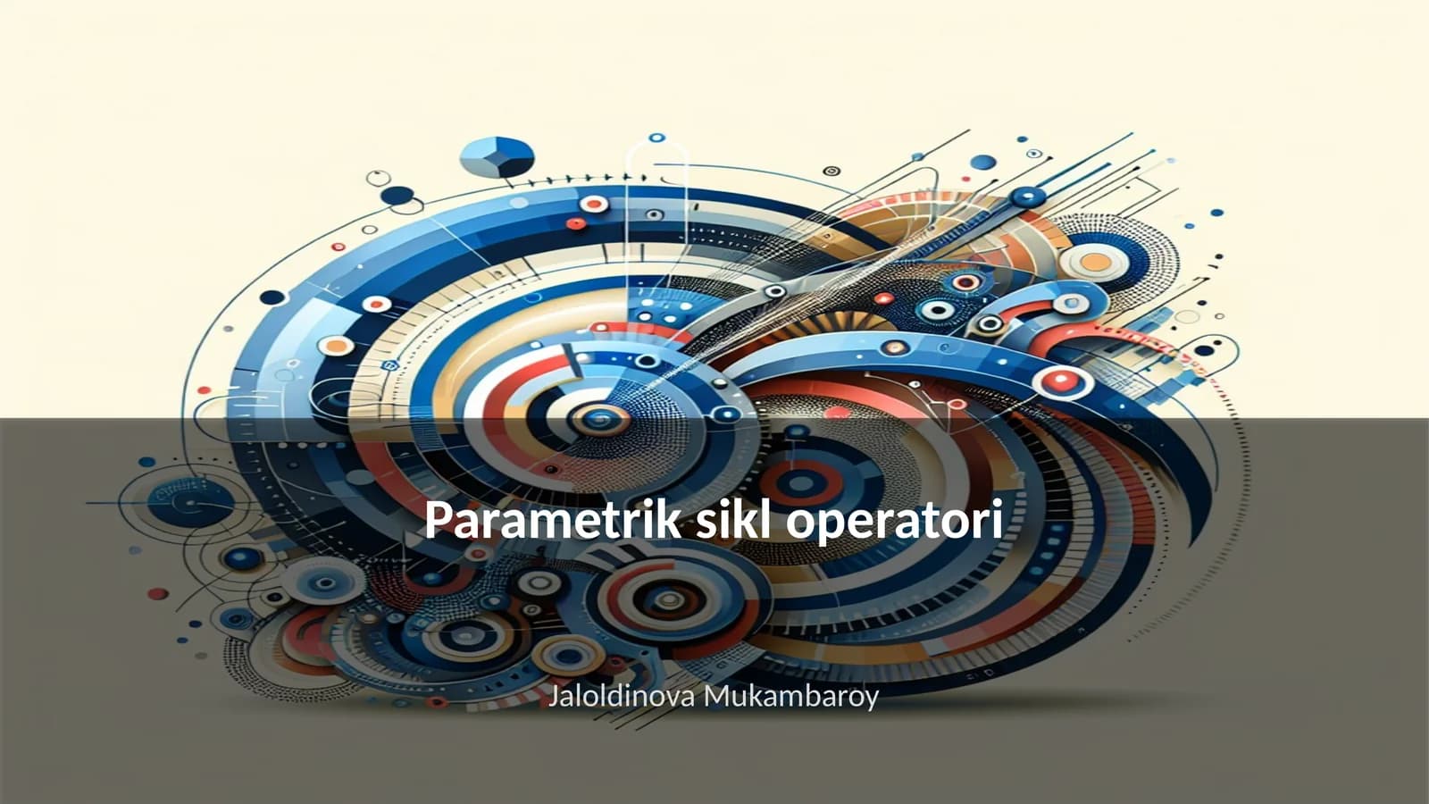 Parametrik sikl operatori