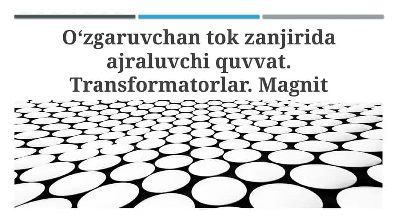 O'zgaruvchan tok zanjirlarida quvvat sarfi