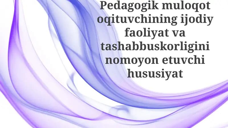 Pedagogik muloqot