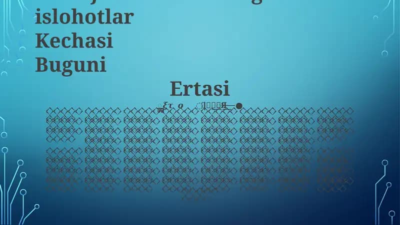 Menajment islohotlarining tarixiy konteksti