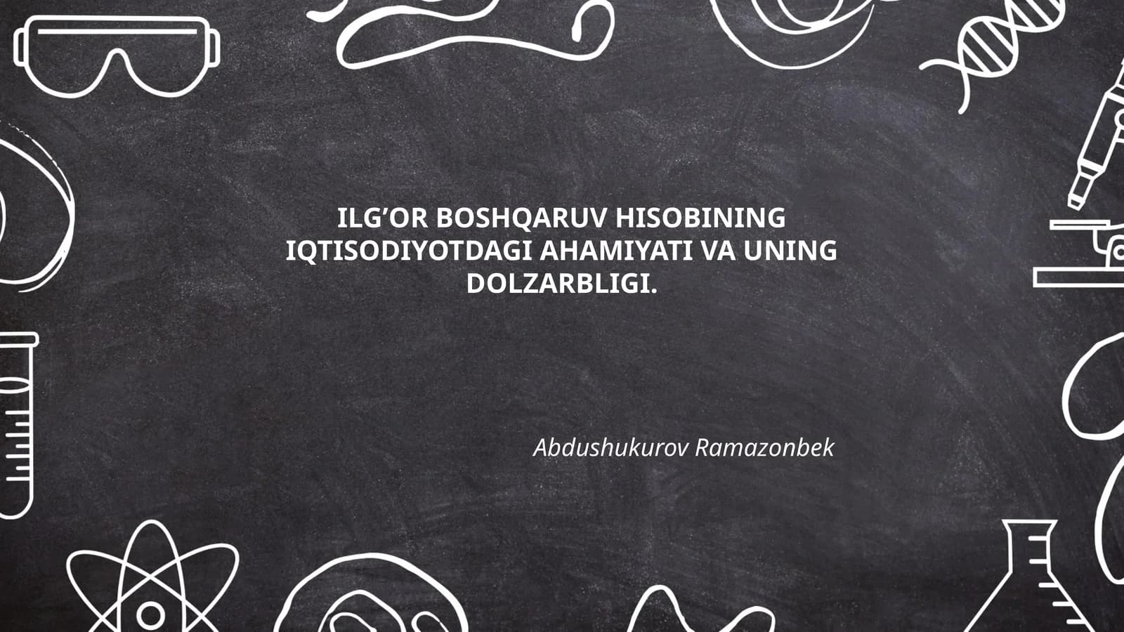 Ilg'or boshqaruv hisobi