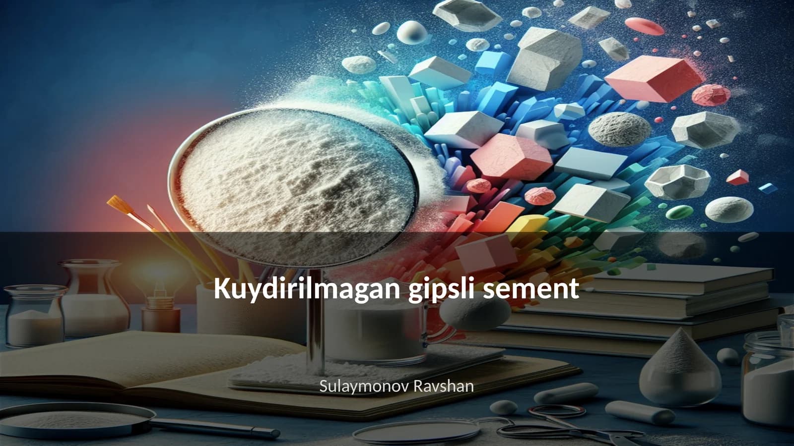 Kuydirilmagan gipsli sement