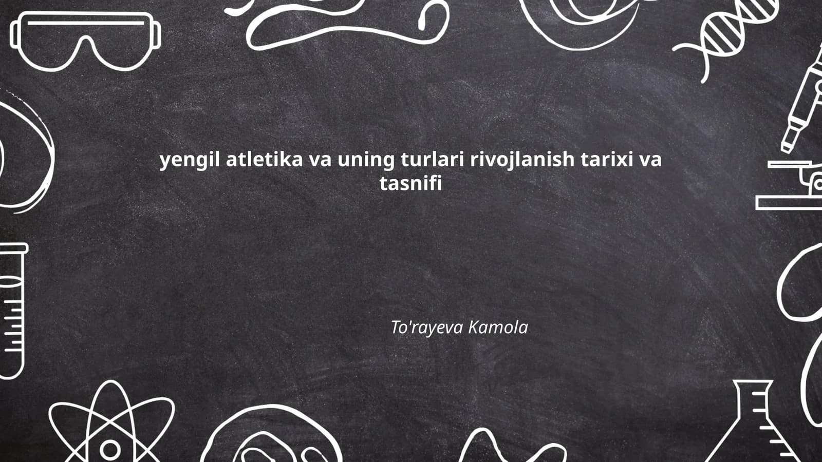 Yengil atletika va uning turlari rivojlanish tarixi va tasnifi