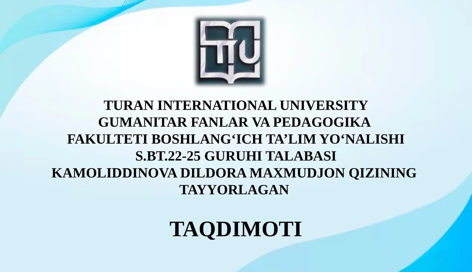 Ozkomplektlangan maktablarda geografiya darslarini loyihalash usullarini o'zlashtirishni o'rganish