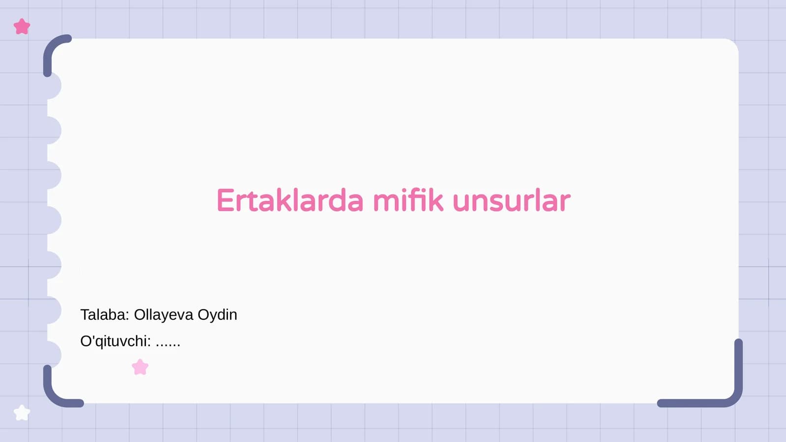 Ertaklarda mifik unsurlar