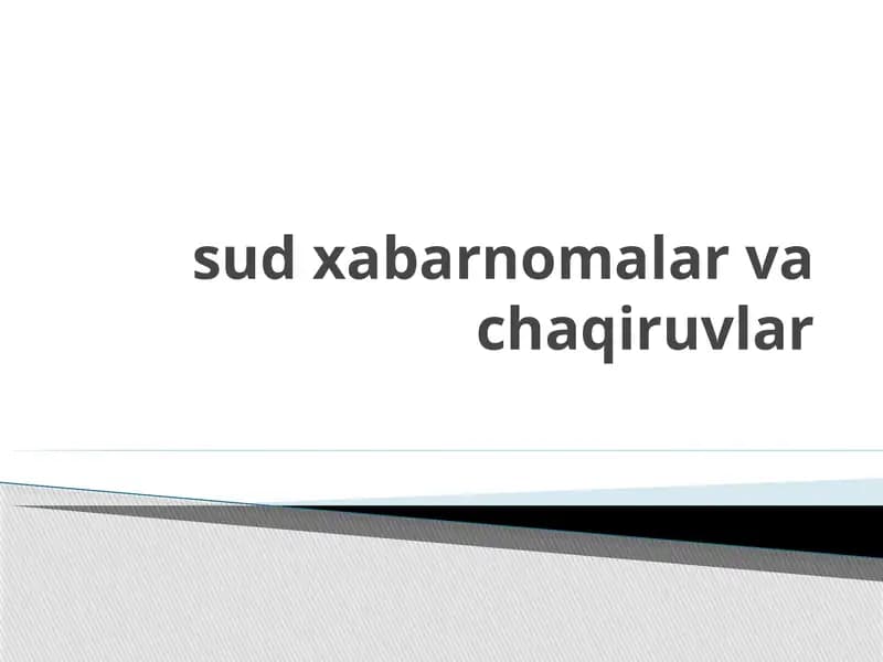 Суд баённомаси