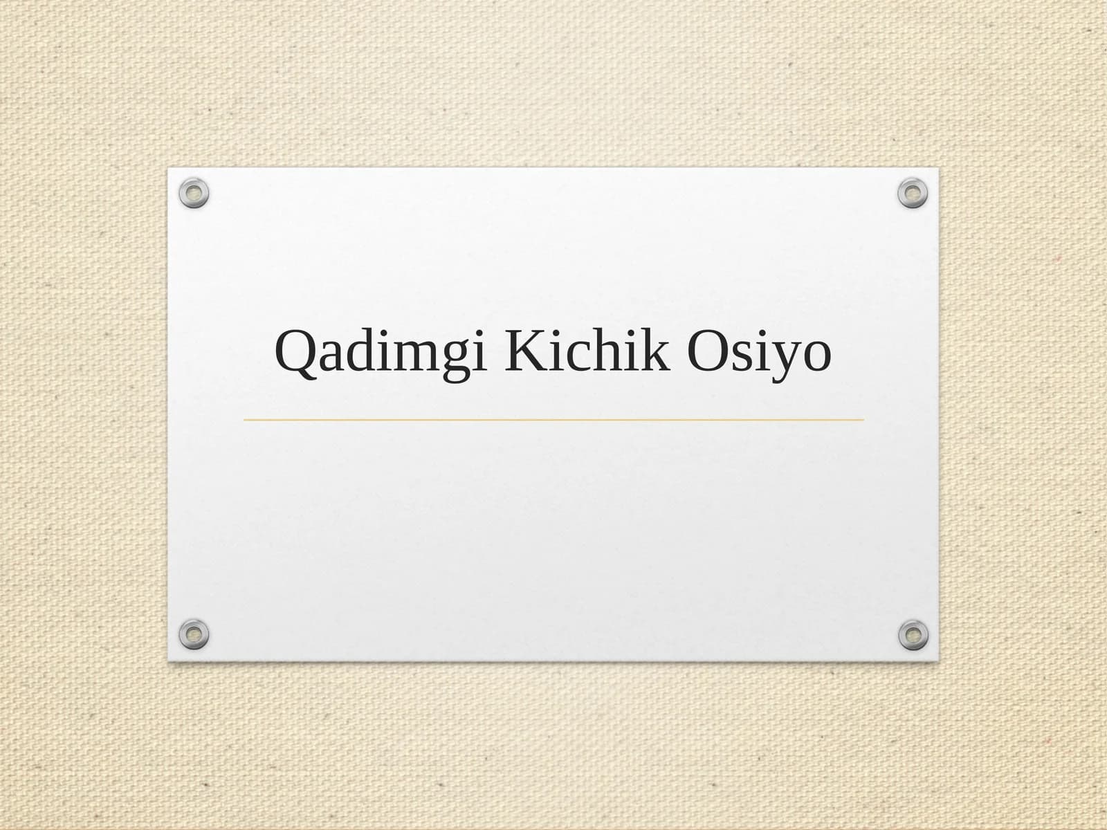 Qadimgi Kichik Osiyo