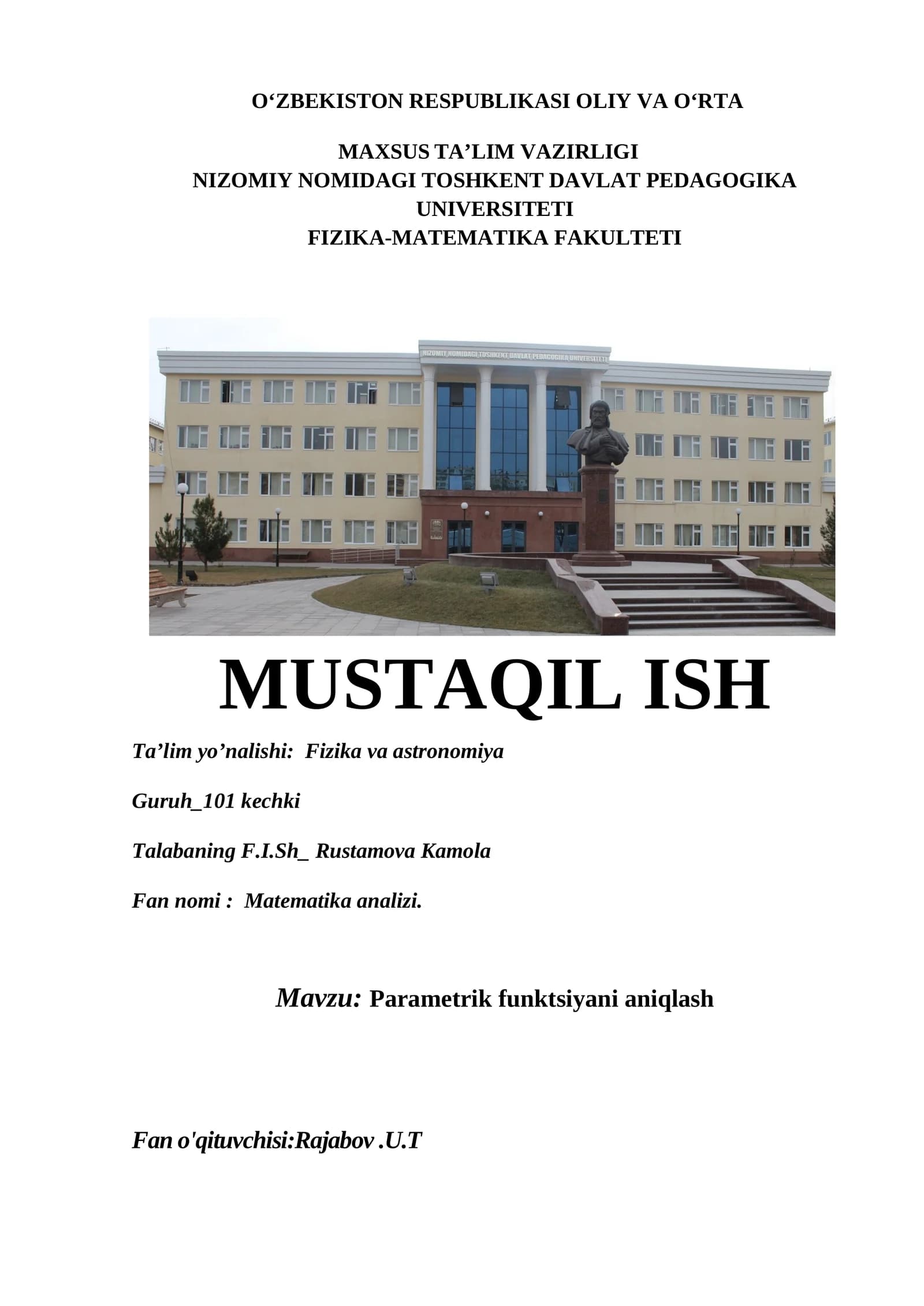 Matematika analizi