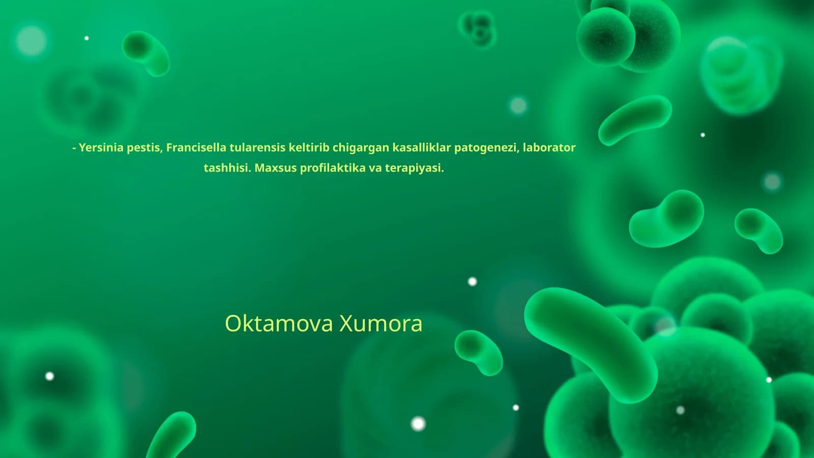 Yersinia pestis, Francisella tularensis keltirib chigargan kasalliklar patogenezi, laborator tashhisi