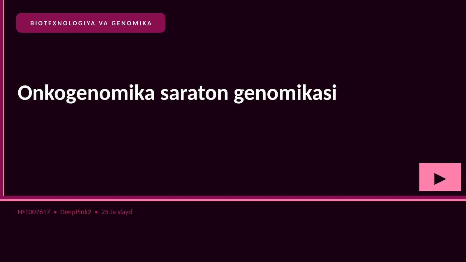 Onkogenomika saraton genomikasi