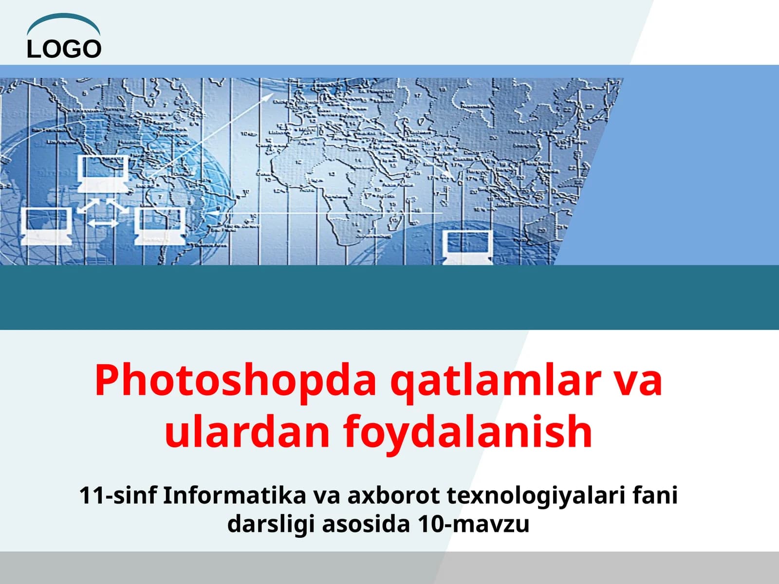 11-sinf Informatika Photoshopda qatlamlar