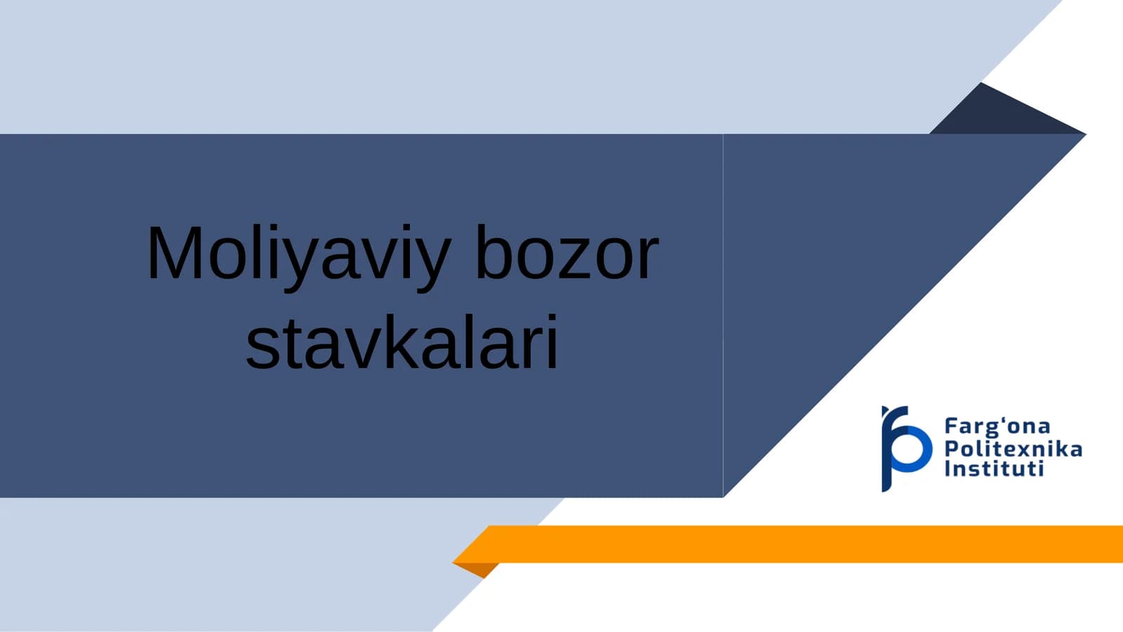 Moliyaviy bozor stavkalari