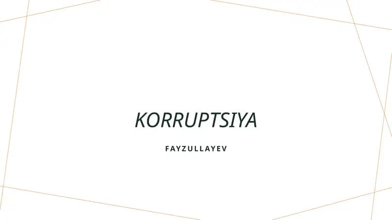 Korrupsiya