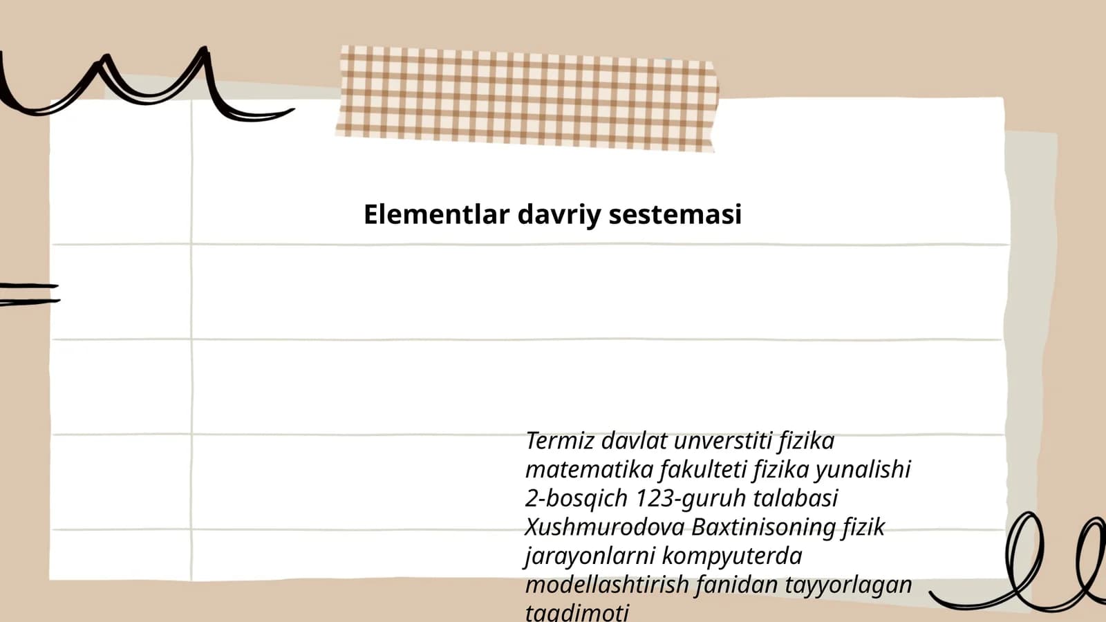 Elementlar davriy sestemasi