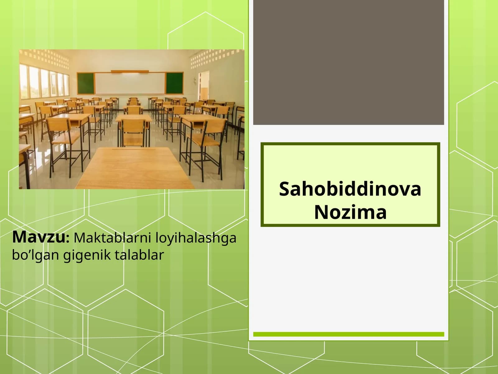 Maktabni loyihalashtirish