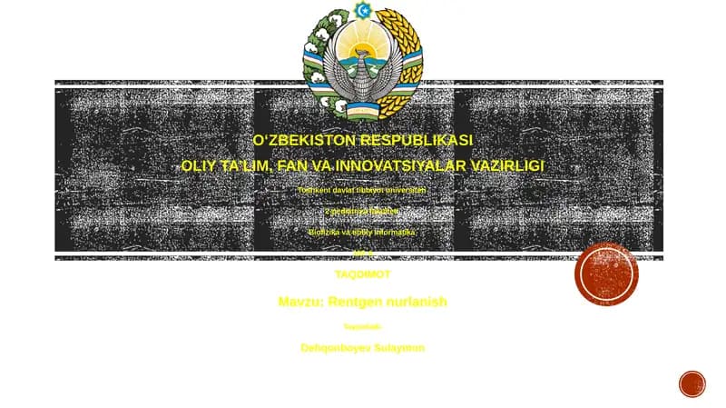 Rentgen nurlanish