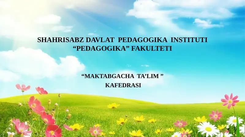 TARBIYA TURLARI VA ULARNING SHAXS KAMOLOTIGA TA'SIRI