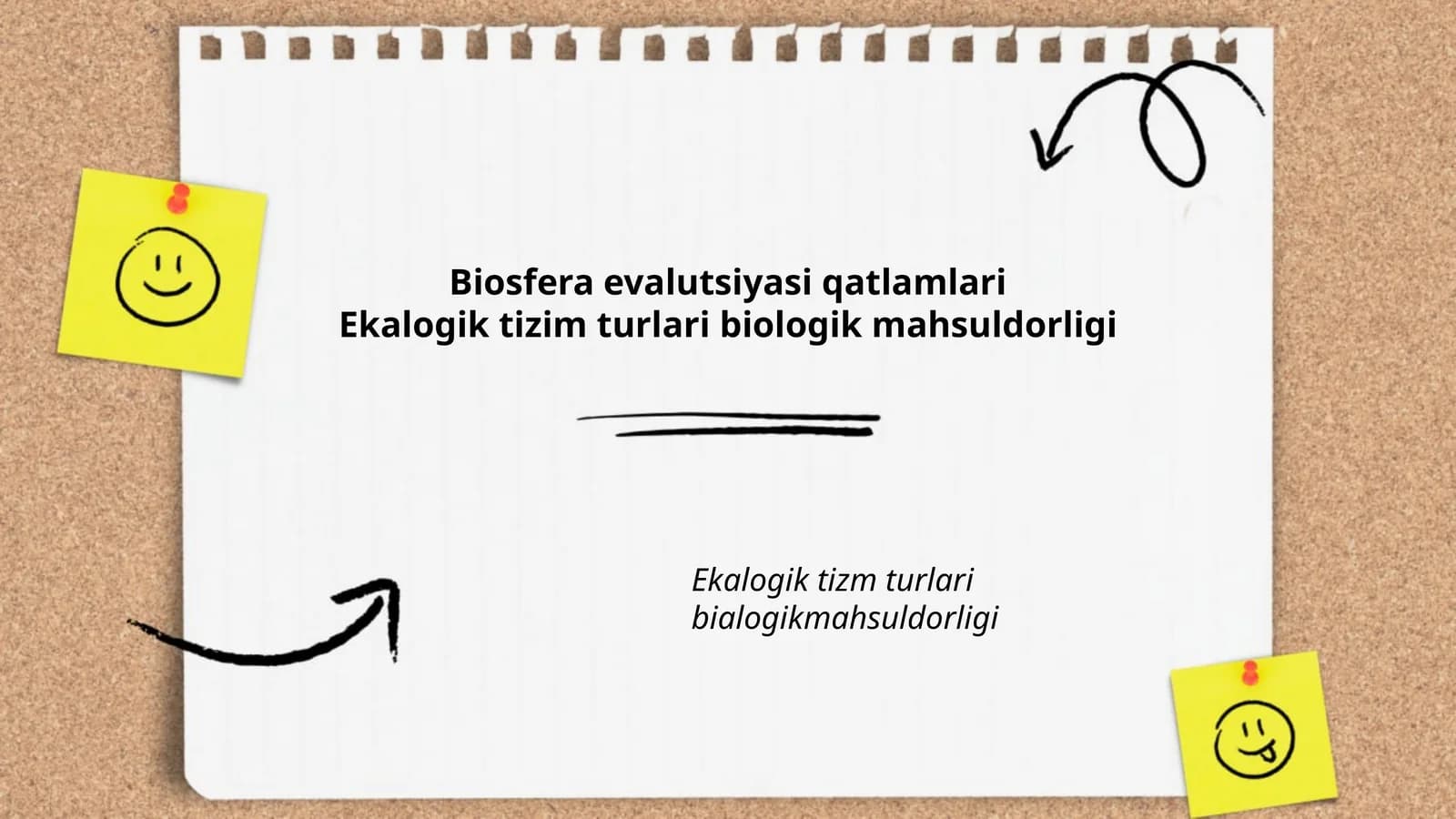 Biosfera evalutsiyasi qatlamlari