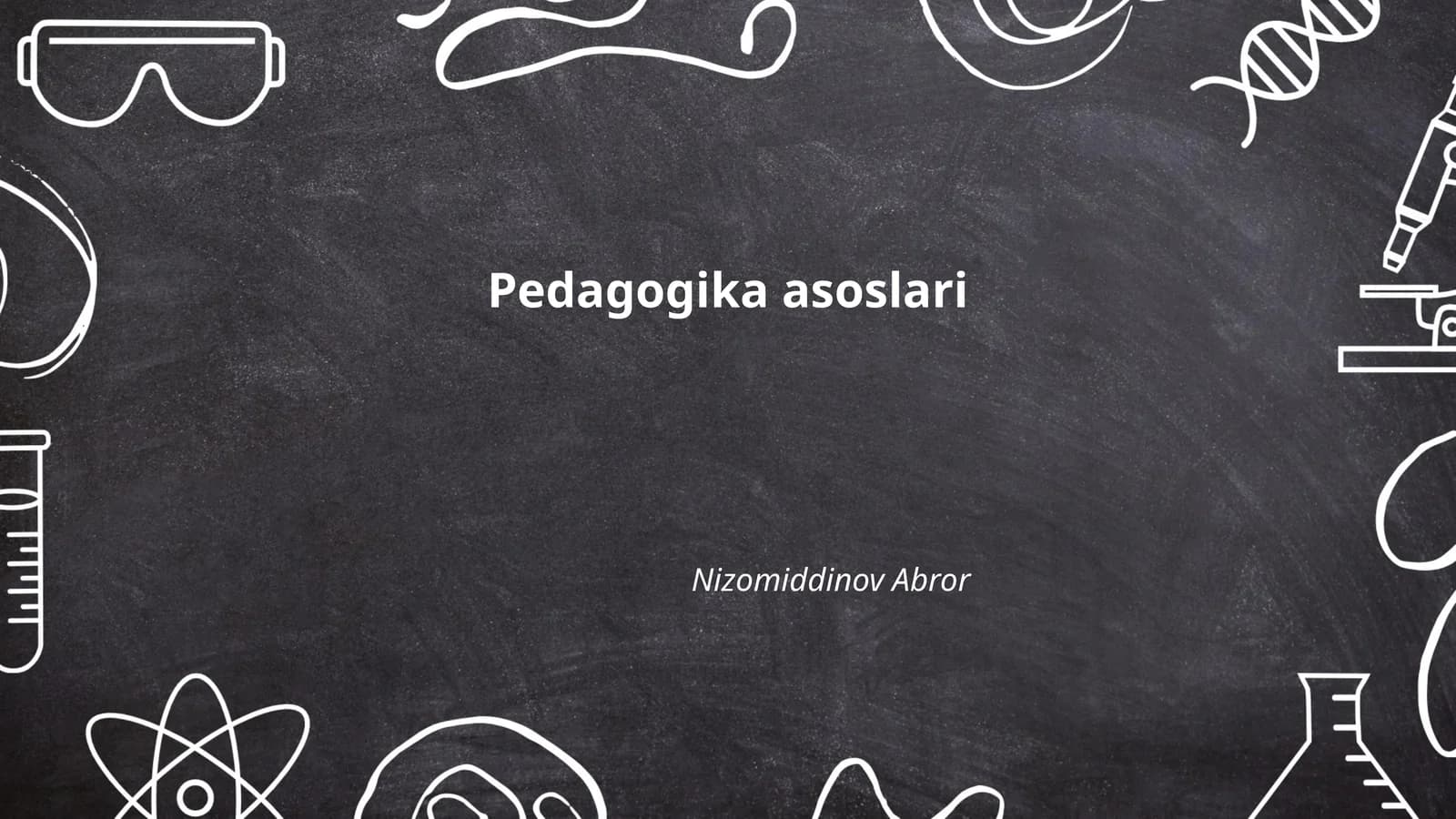 Pedagogika asoslari