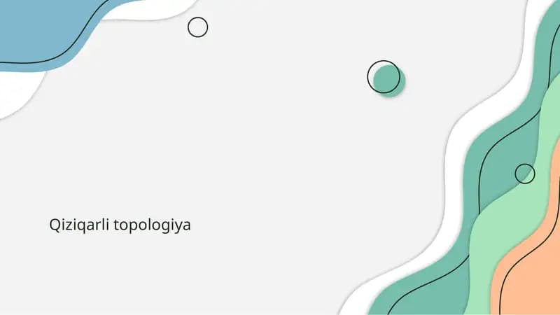 Qiziqarli topologiya