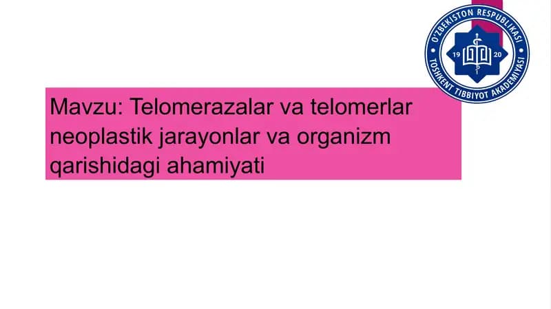 Telomerlar