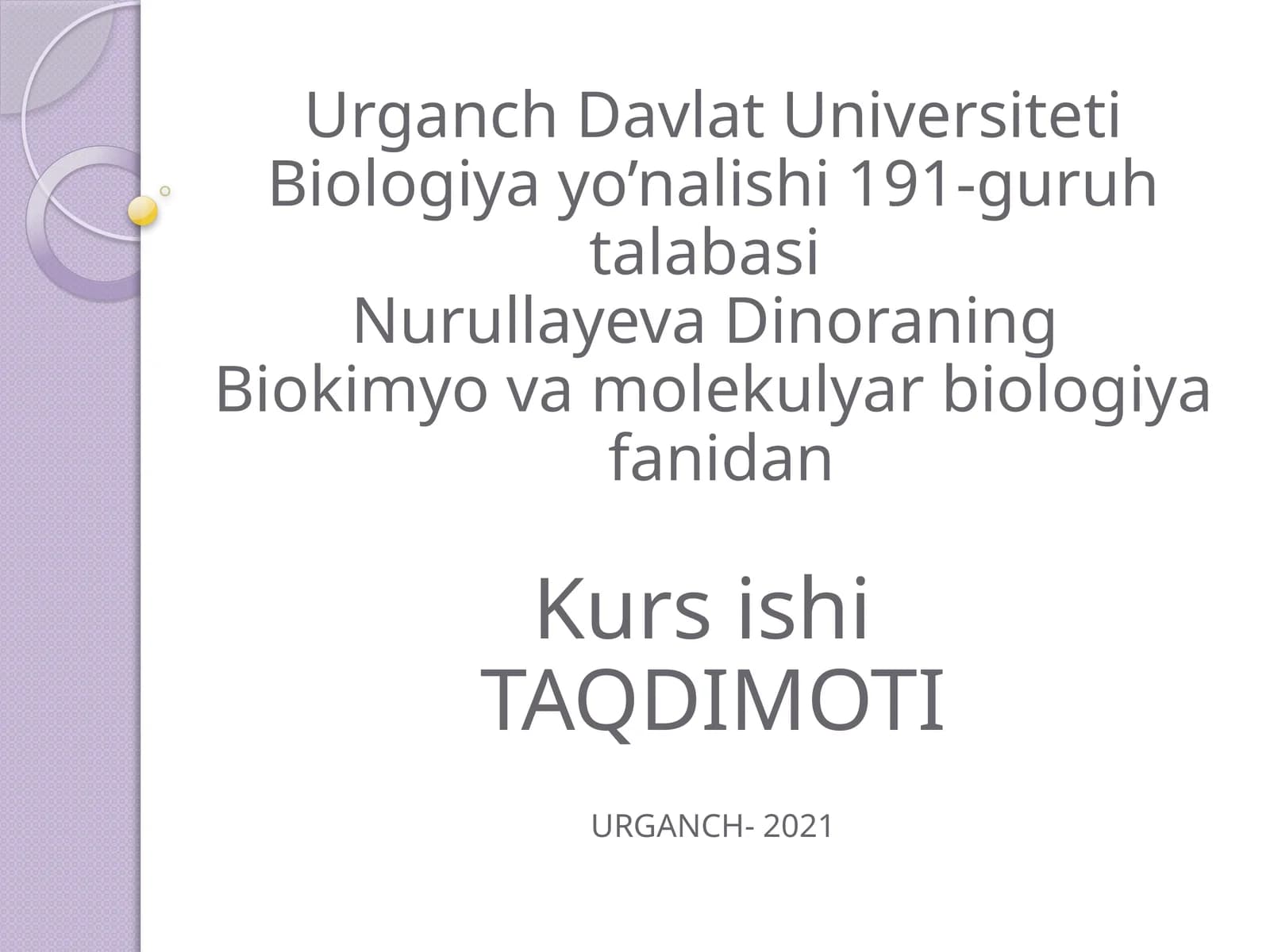 Mavzu: Organizm davitaminlar balansining buzilishi