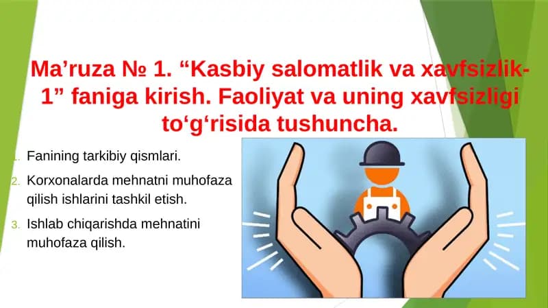 Kasbiy salomatlik va xavfsizlik-1