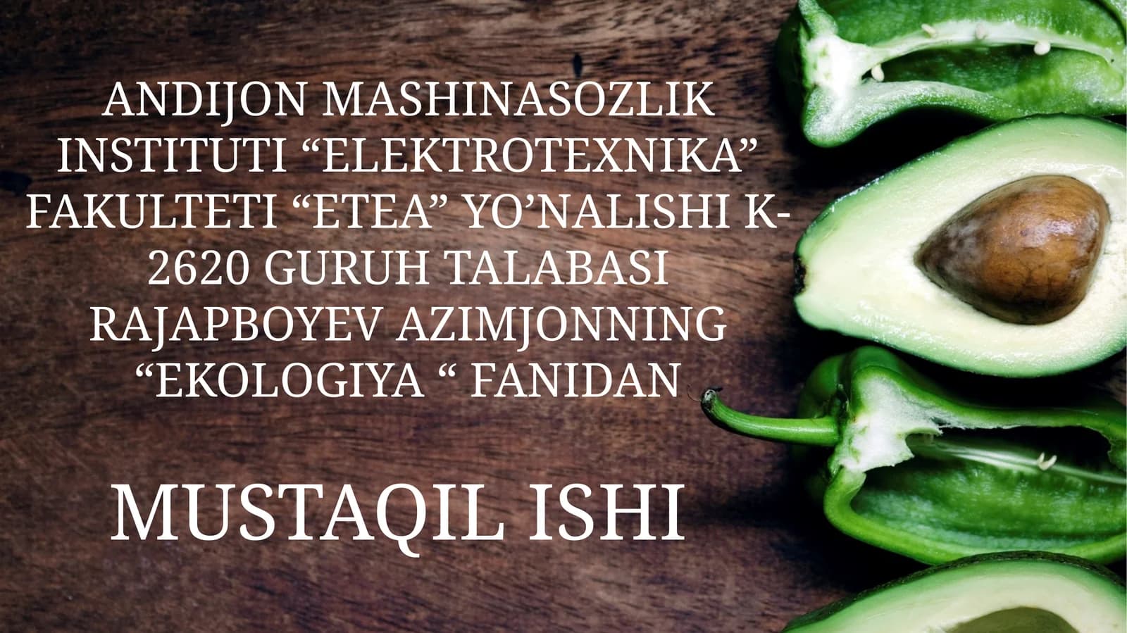EKOLOGIK EKSPERTIZA