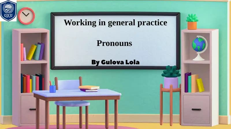 Pronouns