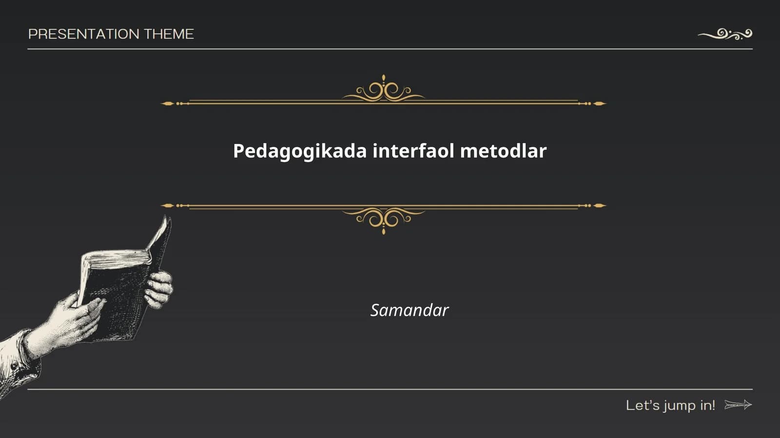 Pedagogikada interfaol metodlar