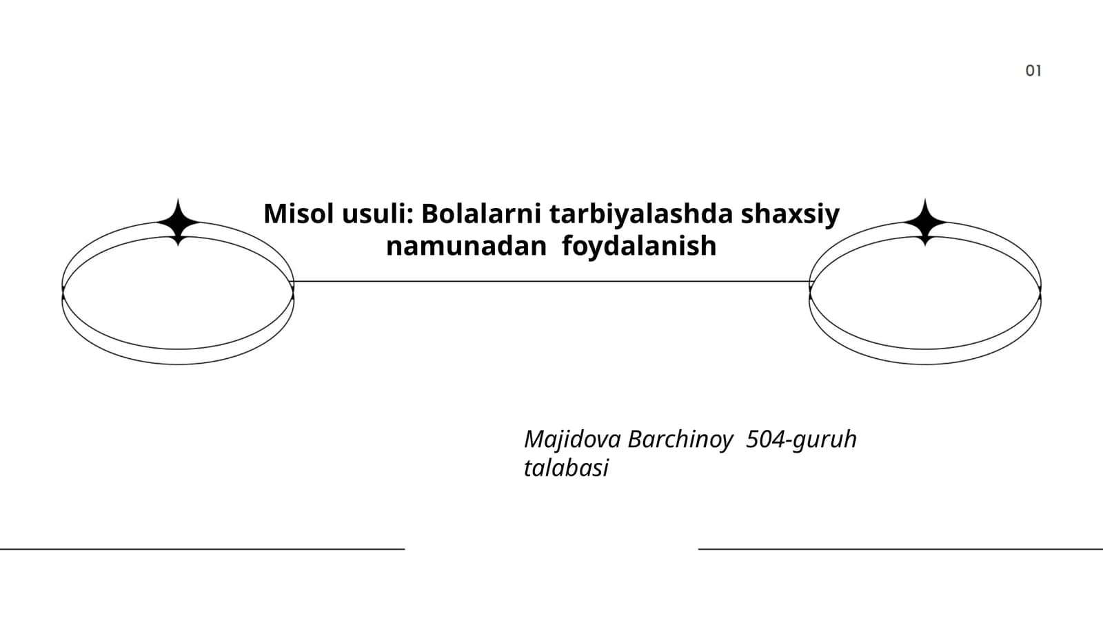 Bolalarni tarbiyalashda shaxsiy namunadan foydalanish