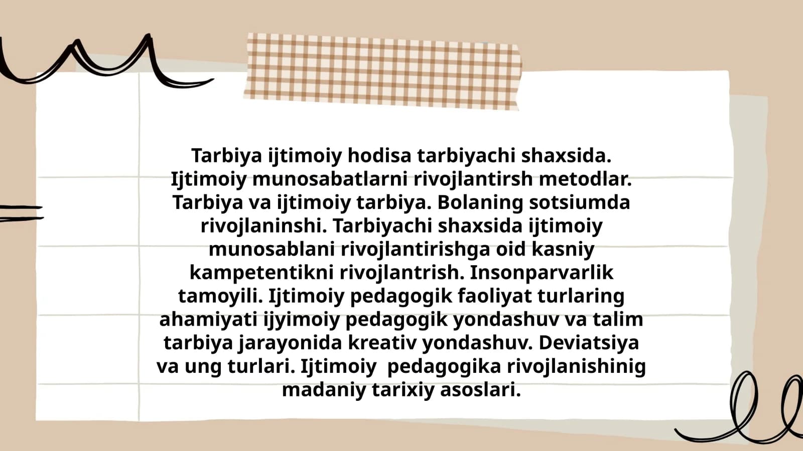 Tarbiya ijtimoiy hodisa