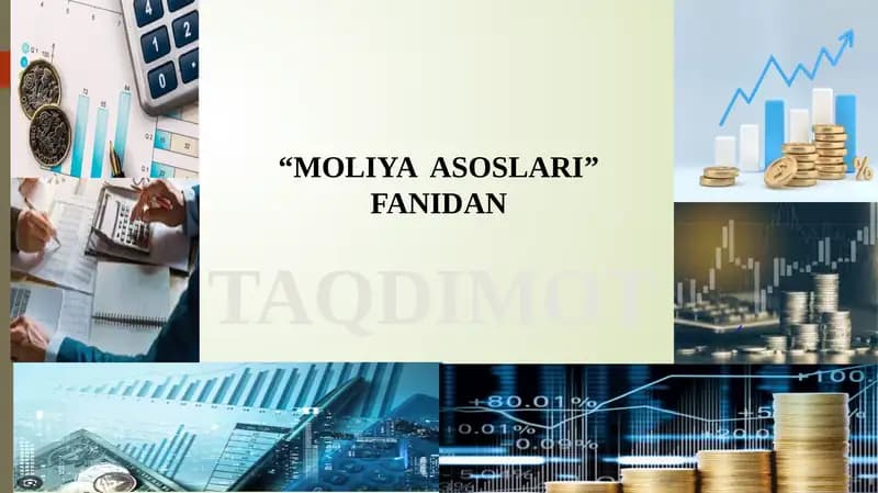 Moliya asoslari
