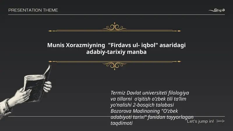 "Firdavs ul-Iqbol"